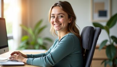 Adoptez un coussin ergonomique pour chaise de bureau et dites adieu aux douleurs dorsales